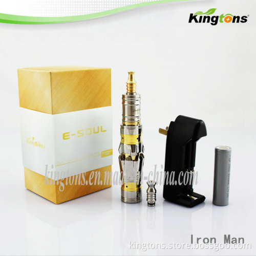 Kingtons New Style Metal E Cigarette Battery Powered Electronic Cigarette E-Cigar